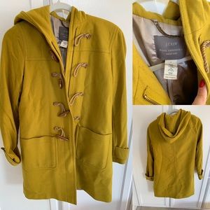 J crew toggle coat size 4